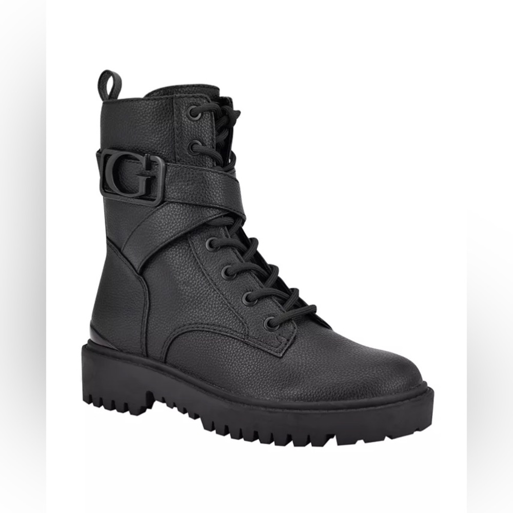 GUESS Women's Orana Combat Booties Size 11